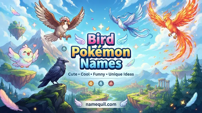 Bird Pokemon Names