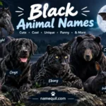 Black Animals Names