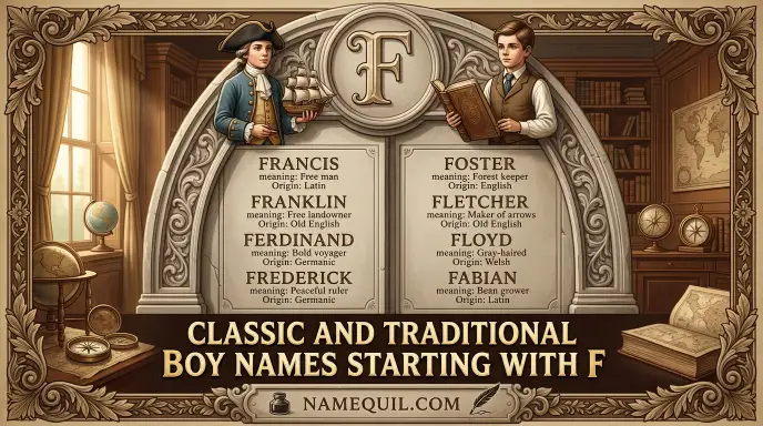 Classic and Traditional Boy Names Starting With F