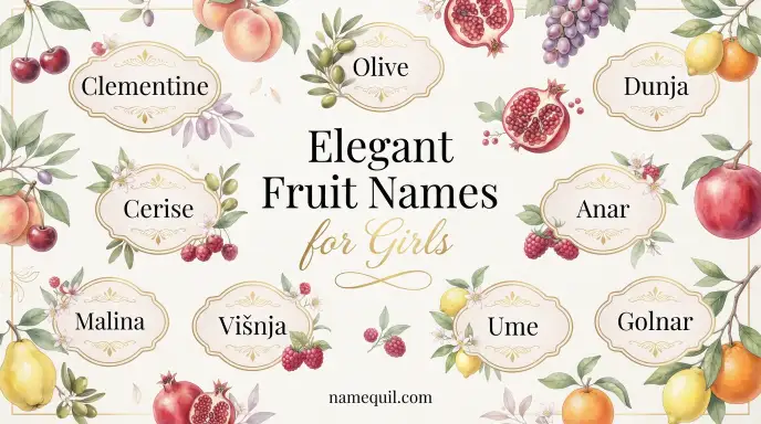 Elegant Fruit Names for Girls