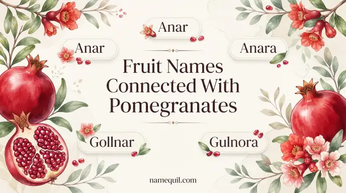 Fruit Names Connected With Pomegranates