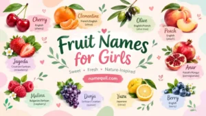 Fruit Names for Girls