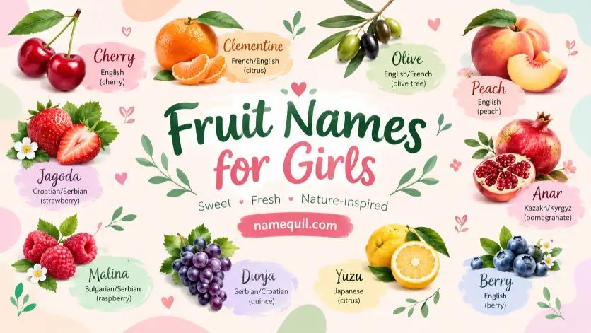 Fruit Names for Girls