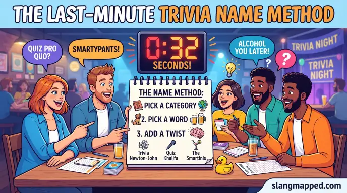 The Last-Minute Trivia Name Method
